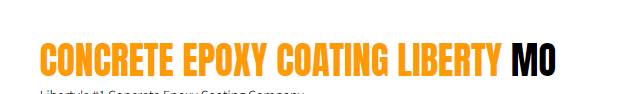 Concrete Epoxy Coating Liberty MO